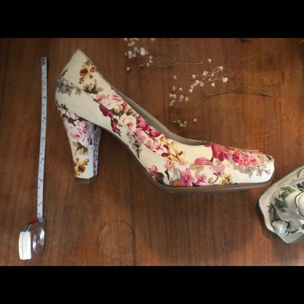 Spring Floral Peeptoe Heels A2 Heelrest Aerosole